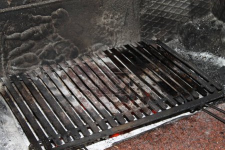 Photo for Empty grill for outdoor cooking - Royalty Free Image