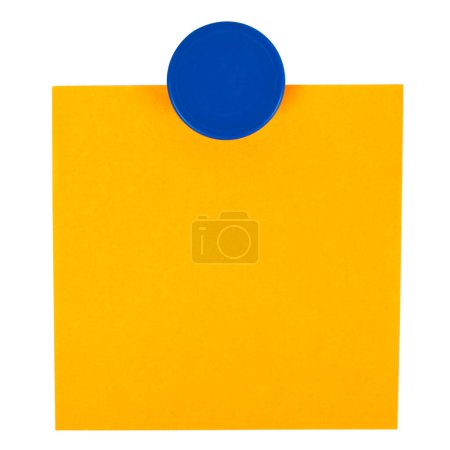 Téléchargez les photos : Note collante orange sur fond blanc - en image libre de droit