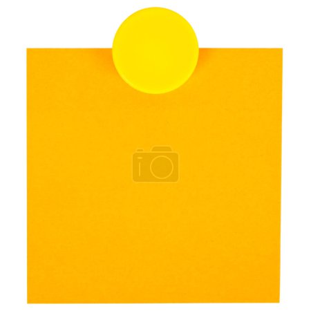 Téléchargez les photos : Note collante orange sur fond blanc - en image libre de droit