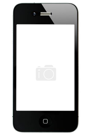 Foto de IPhone 4ª generación aislado en blanco - Imagen libre de derechos