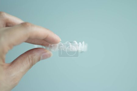 Téléchargez les photos : Orthèses dentaires transparentes - en image libre de droit