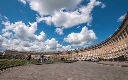 Photo for The royal crescent bath, travel place on background - Royalty Free Image