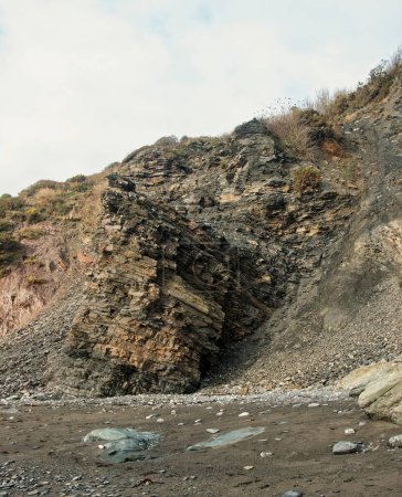 Téléchargez les photos : Gros plan des roches sur le site géologique - en image libre de droit