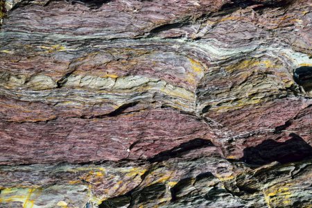 Téléchargez les photos : Gros plan des roches sur le site géologique - en image libre de droit
