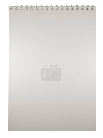 Photo for Notepad paper isolated textured background - Royalty Free Image