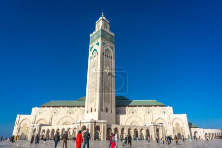 Téléchargez les photos : La mosquée hassan ii à casablanca, au Maroc. - en image libre de droit