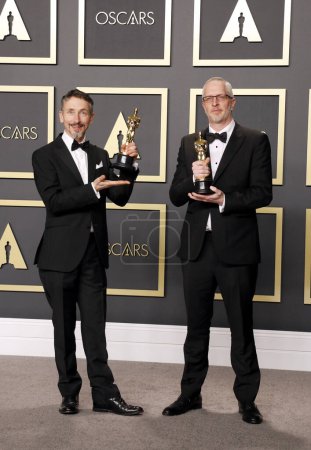 Foto de Mark Taylor, Stuart Wilson posando en la presentación de los Premios Oscar - Imagen libre de derechos
