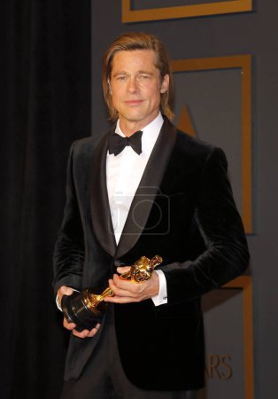 Téléchargez les photos : Brad Pitt à la cérémonie des Oscars - en image libre de droit