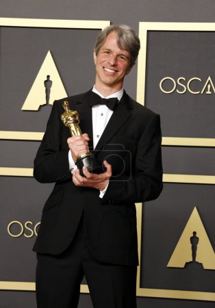 Foto de Marshall Curry en la ceremonia del Oscar - Imagen libre de derechos