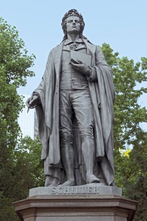 Photo for Statue of Johann Christoph Friedrich von Schiller - Royalty Free Image