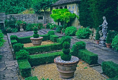 Photo for A CLASSICAL ITALIANATE PRAVILION AND GARDEN - Royalty Free Image
