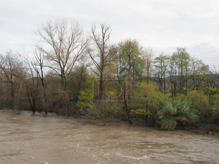Foto de La inundación Grande del río - Imagen libre de derechos
