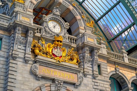 Photo for Antwerp Central Station, Belgium - Royalty Free Image