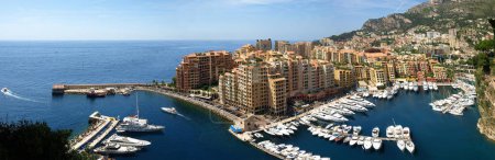 Téléchargez les photos : Port de Monte Carlo - panorama - en image libre de droit
