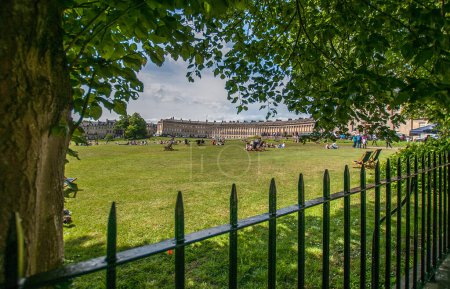 Photo for The royal crescent in bath - Royalty Free Image
