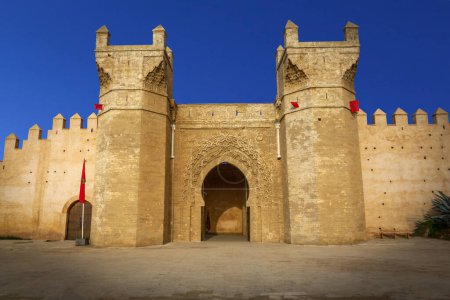 Téléchargez les photos : Belle vue sur la nécropole de Chellah à Rabat, Maroc - en image libre de droit