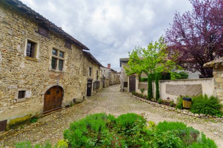 Photo for Alley in the medieval village Perouges - Royalty Free Image