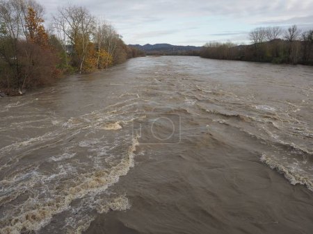 Foto de La inundación Grande del río - Imagen libre de derechos