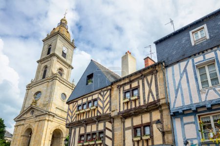 Photo for Old half-timbered colorful houses in Vannes, Brittany (Bretagne) - Royalty Free Image