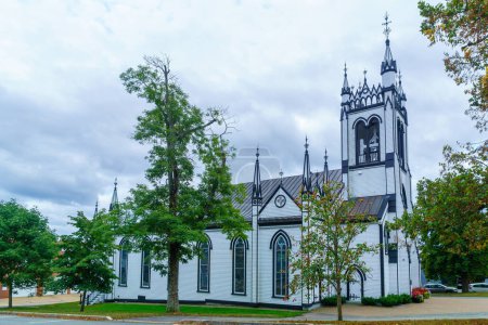 Téléchargez les photos : Église anglicane St. Johns, à Lunenburg - en image libre de droit