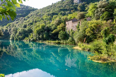 Photo for Narni stifone heavenly place with blue water - Royalty Free Image