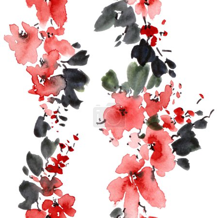 Téléchargez les photos : "Fleur motif d'arbre sakura" - en image libre de droit
