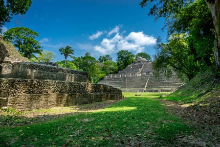 Photo for Scenic shot of ancient ruins of Caracol Temple - Royalty Free Image