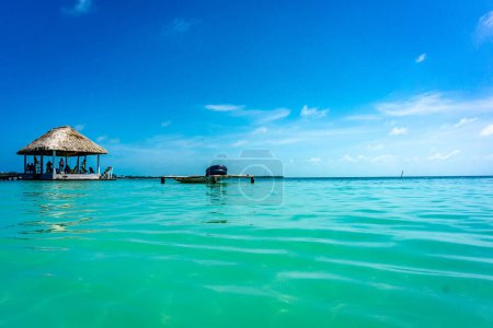 Photo for Scenic shot of beautiful resort at Caye Caulker - Belize - Royalty Free Image