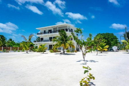 Photo for Scenic shot of beautiful resort at Caye Caulker - Belize - Royalty Free Image