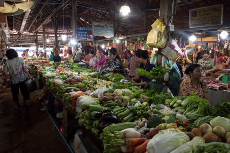 Foto de Siem Reap, Mercado de Alimentos Frescos, Camboya - Imagen libre de derechos
