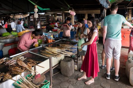 Photo for Crab Market, Krong Kaeb, Kep Province, Cambodia - Royalty Free Image