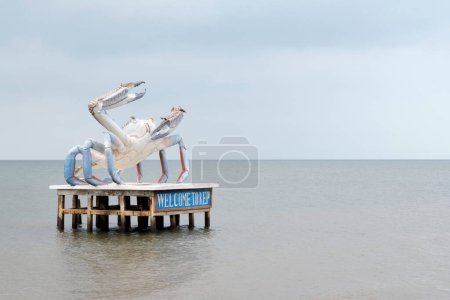 Photo for Oversized statue of a crab, Cambodia - Royalty Free Image