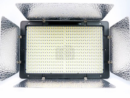 Téléchargez les photos : Panneau LED sur fond blanc - en image libre de droit