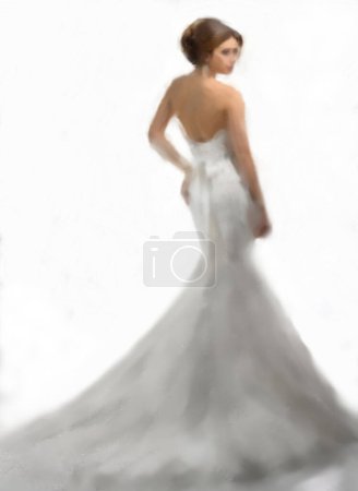 Photo for Portrait of beautiful young bride - Royalty Free Image