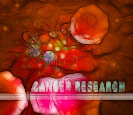 Photo for Illustration of Cancer Research - Royalty Free Image