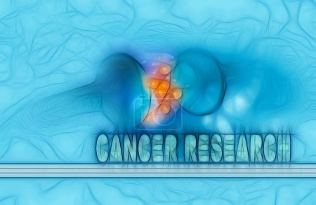 Photo for Illustration of Cancer Research - Royalty Free Image