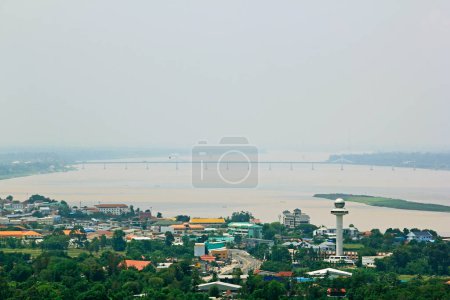 Foto de Vista de ángulo alto del río Mekong - Imagen libre de derechos