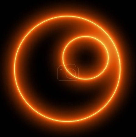 Foto de Espiral brillante Brilla alrededor de la línea - Imagen libre de derechos