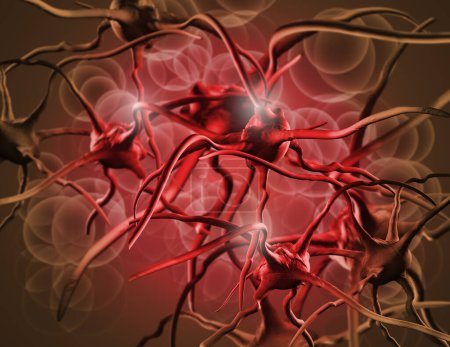 Foto de Células de anemia, ilustración 3d - Imagen libre de derechos