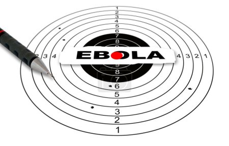 Photo for Ebola virus danger concept - Royalty Free Image