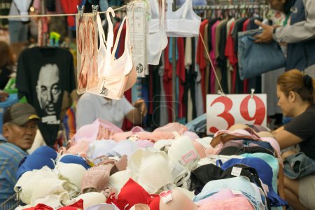 Photo for View of Thai underwear shop - Royalty Free Image