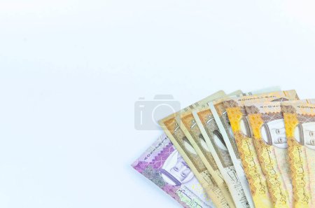 Téléchargez les photos : Arabie Saoudite argent avec espace de copie - en image libre de droit