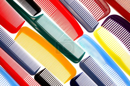 Photo for Set of colorful combs - Royalty Free Image
