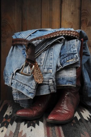 Photo for The Boots and Jeans - Royalty Free Image