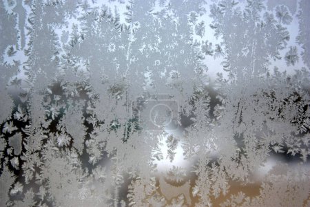Foto de Fondo creativo abstracto. textura de ventana congelada - Imagen libre de derechos