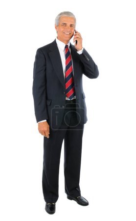 Foto de Hombre de negocios aislado sobre fondo blanco - Imagen libre de derechos