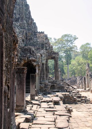 Photo for Bayon Temple ruins, travel concept - Royalty Free Image
