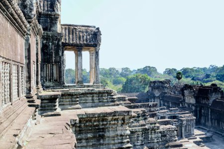 Photo for View of the main temple at Angkor wat - Royalty Free Image