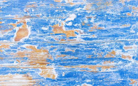 Photo for Rustic blue wood background view - Royalty Free Image