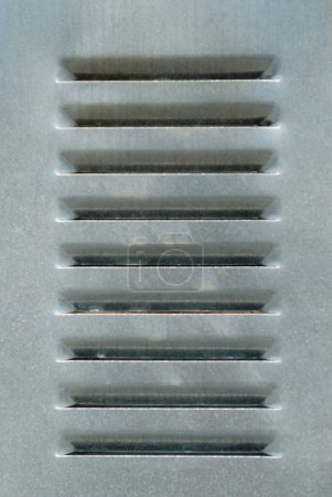 Foto de Rejilla de ventilación de metal vista de fondo - Imagen libre de derechos